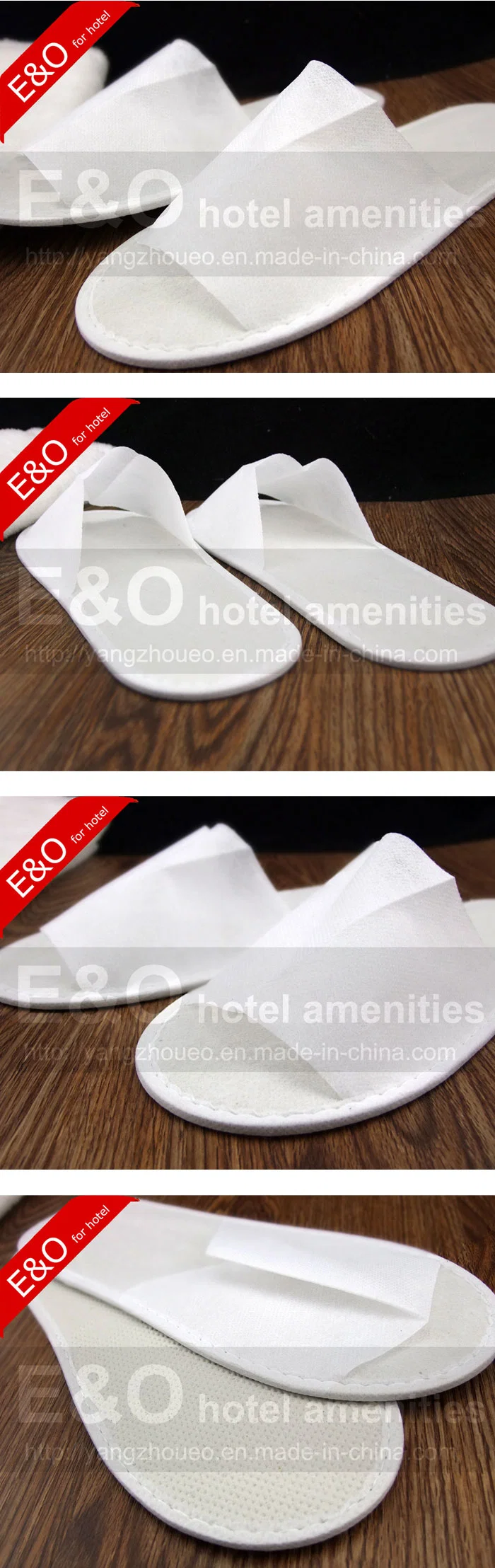 Non-Woven Fabric Disposable Hotel Slippers with Cheapest Price