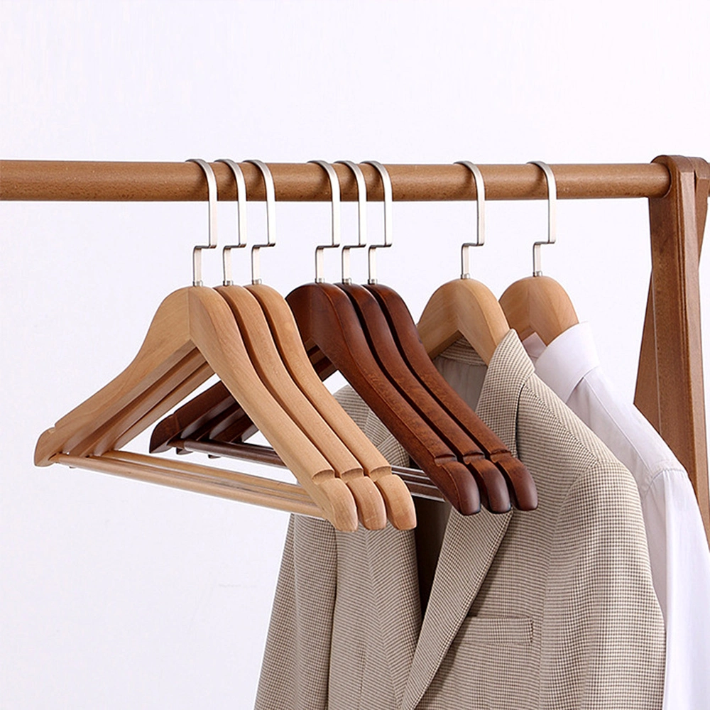 High-Quality Hotel Hangers of Solid Wood, Offer Custom Service